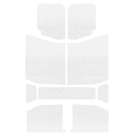 DEI 18-23 Jeep Wrangler JL 4-Door Boom Mat Headliner - 9 Piece - White