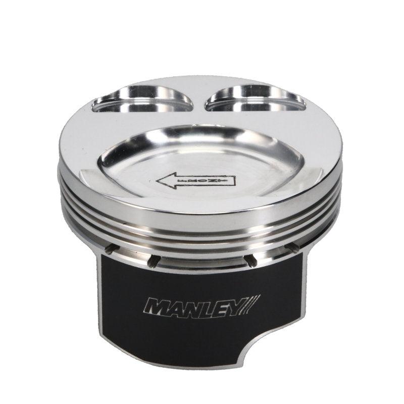 Manley Mazda 94mm 88mm +5mm Bore 9.5 CR Dish Type Platinum Series Pistons w/Rings - Corvette Realm