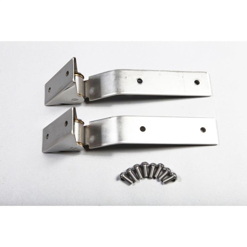 Rugged Ridge 87-95 Jeep Wrangler YJ Stainless Steel Tailgate Hinges - Corvette Realm