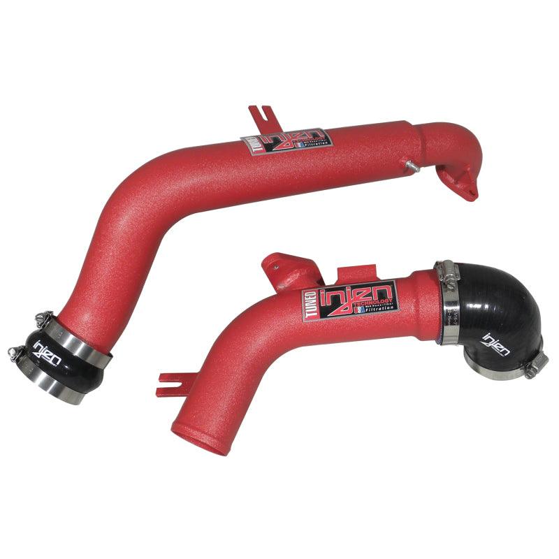 Injen 11-14 Nissan Juke 1.6L Nismo Turbo Upper Intercooler Piping Kit - Wrinkle Red - Corvette Realm