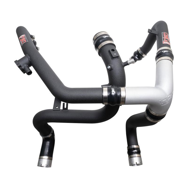 Injen 21-23 Ford Bronco 2.7L V6 (TT) EcoBoost SES Intercooler Pipes - Wrinkle Black - Corvette Realm