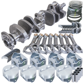 Eagle Chevy 350 2Pc 3.750in Crank 5.700in I-Beam Rod -5cc Flat Top 4.030in Pistons Balanced Assembly