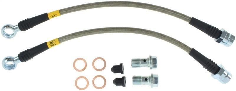 StopTech 15-17 Volkswagen GTI Stainless Steel Rear Brake Lines - Corvette Realm