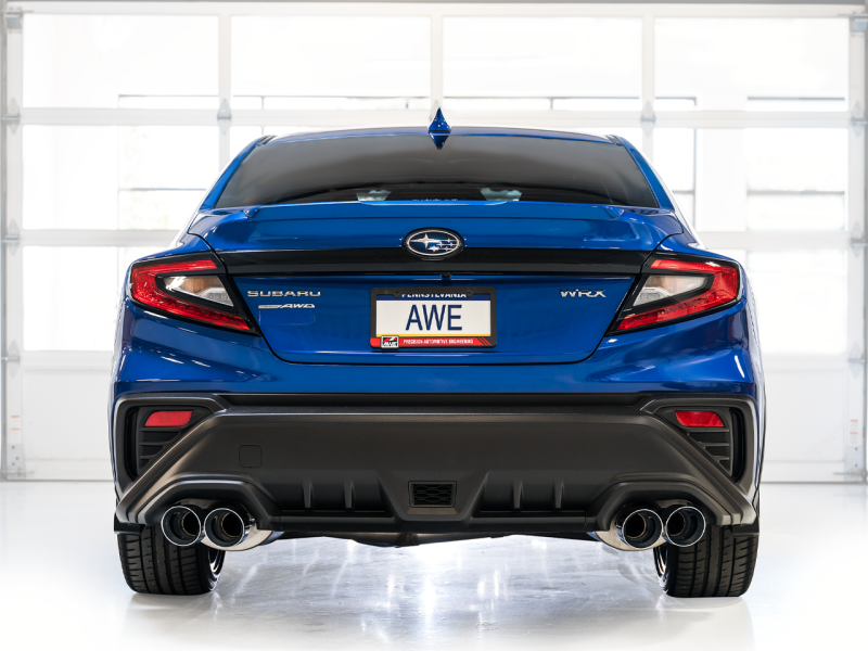 AWE Tuning 22-25 Subaru VB WRX Touring Edition Axleback Exhaust - Chrome Silver Tips