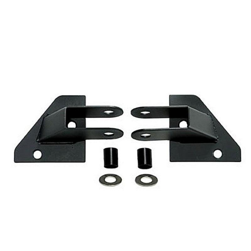 Rugged Ridge 87-95 Jeep Wrangler YJ Black Mirror Relocation Brackets - Corvette Realm