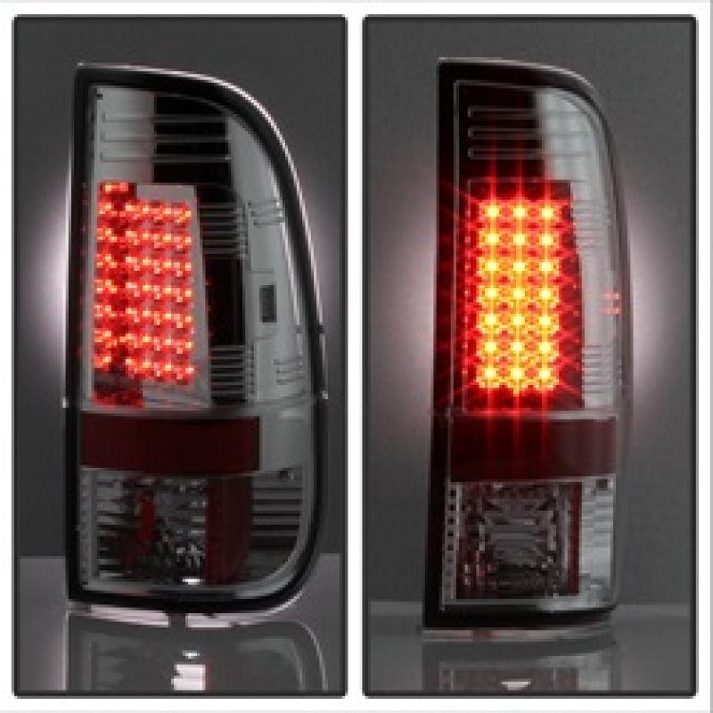 Spyder Ford F150 side 97-03/F250/350/450 Super Duty 99-07 LED Tail Lights Chrm ALT-YD-FF15097-LED-C - Corvette Realm