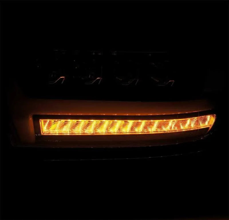 AlphaRex 19-20 Ram 1500HD NOVA LED Proj Headlights Plank Style Gloss Blk w/Activ Lght/Seq Signal/DRL - Corvette Realm