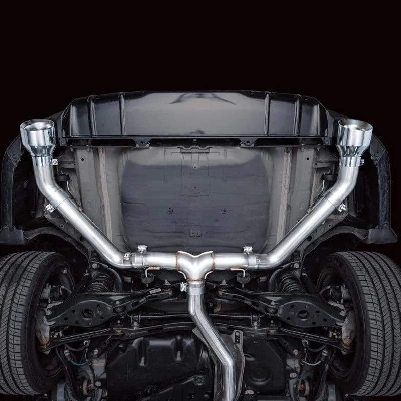 AWE Tuning 22+ Honda Civic Si/Acura Integra Track Edition Catback Exhaust - Dual Chrome Silver Tips - Corvette Realm