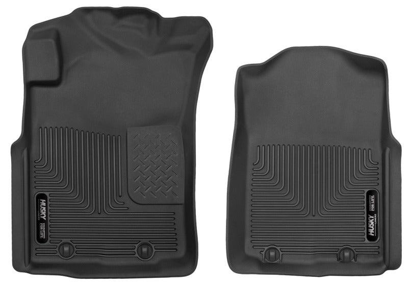 Husky Liners 05-11 Toyota Tacoma Pickup(Crew / Ext / Std Cab) X-Act Contour Black Front Floor Liners - Corvette Realm