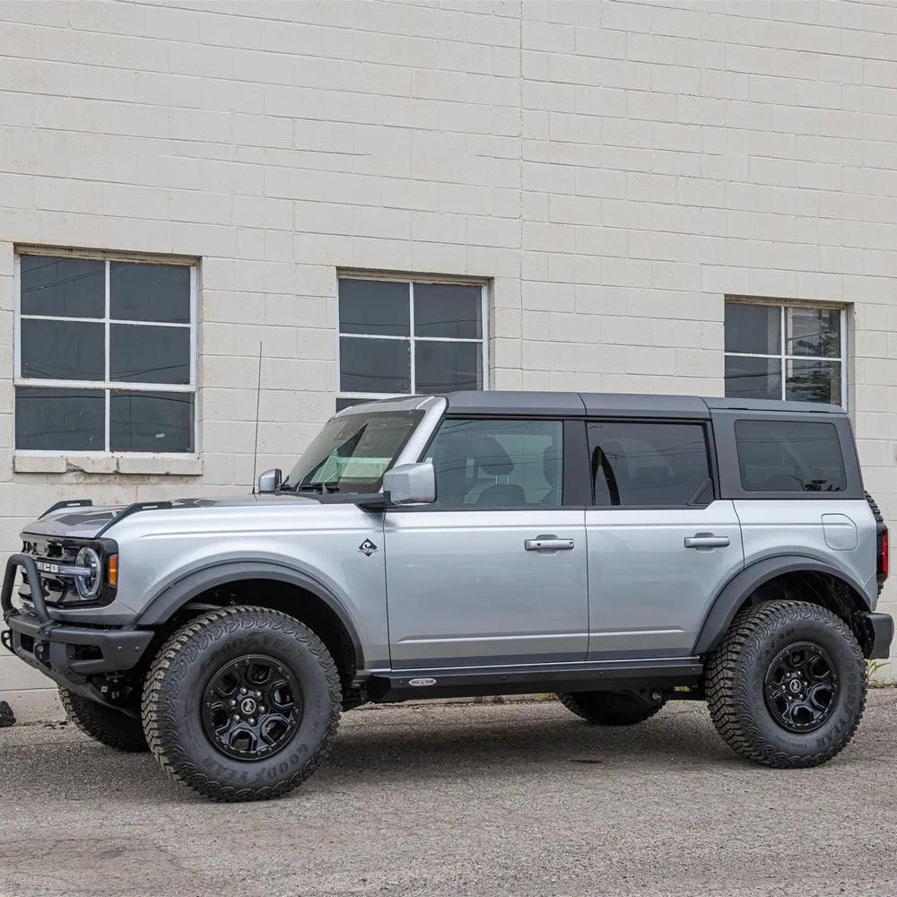 Rock Slide 21-22 Ford Bronco 4 Door Ford Bronco Step Sliders 3rd Gen (2 Boxes) - Corvette Realm