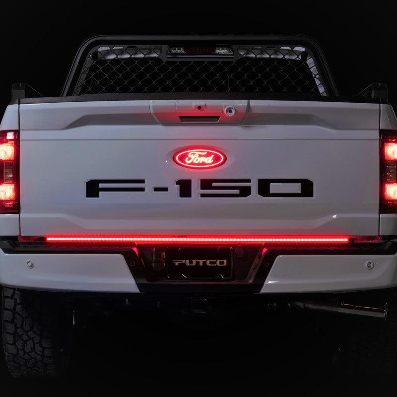 Putco 20-22 Ford Super Duty 60In Direct Fit Blade Kit Tailgate Bars (w/ LED or Halogen lamps) - Corvette Realm