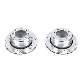 Power Stop 11-12 Ram 3500 Rear Drilled & Slotted Rotor - Pair - Corvette Realm