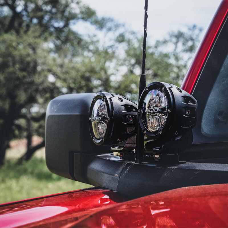 Rigid Industries 2021 Ford Bronco A-Pillar Light Kit (Incl. 360-spot and 360-Drive) - Corvette Realm