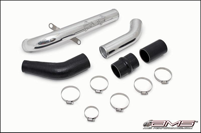 AMS Performance 08-15 Mitsubishi EVO X Upper I/C Pipe - Polished - Corvette Realm