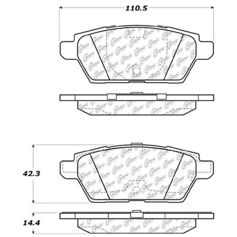 StopTech Street Touring 06-07 Mazdaspeed 6 Rear Brake Pads - Corvette Realm