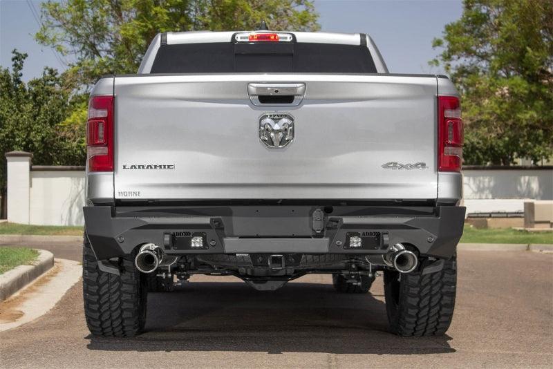 Addictive Desert Designs 2019 Ram 1500 Hammer Stealth Fighter Rear Bumper w/ 6 Sensor Cutouts - Corvette Realm