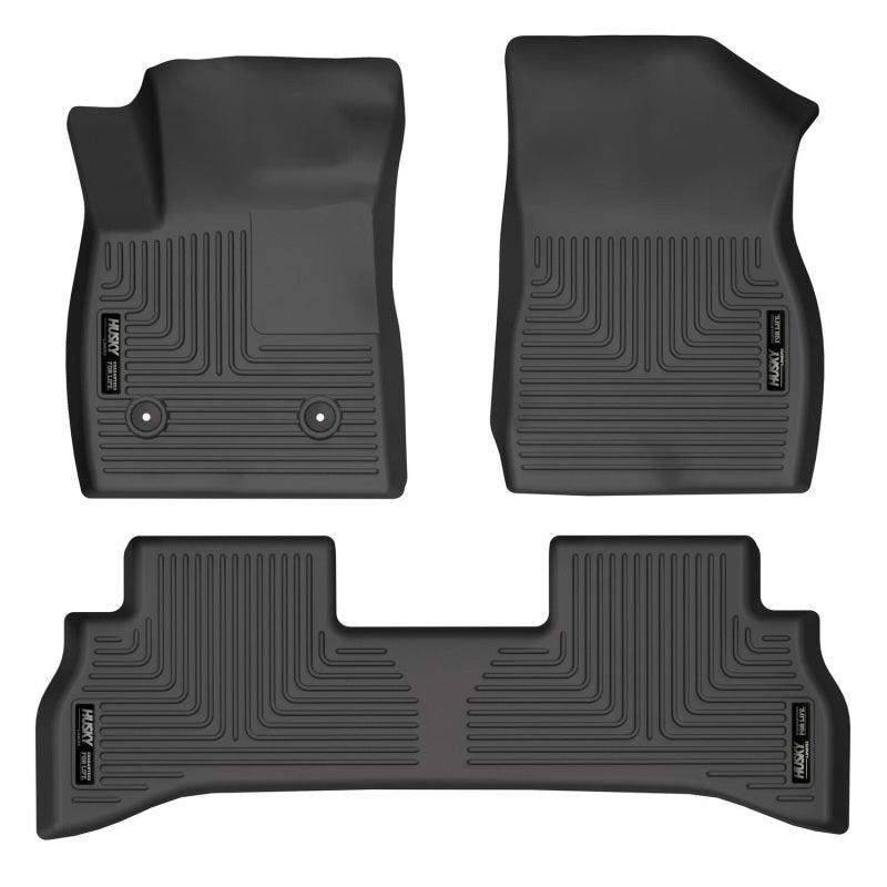 Husky Liners 21-22 Buick Encore GX (RWD) WeatherBeater Front & 2nd Seat Floor Liners - Black - Corvette Realm