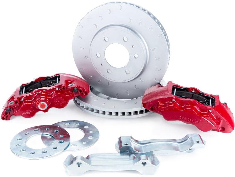 Alcon 09-20 F-150/Raptor Gen1-2 347x36mm Rotors 6-Piston Red Front Brake Kit Requires alcAC011507NAN - Corvette Realm