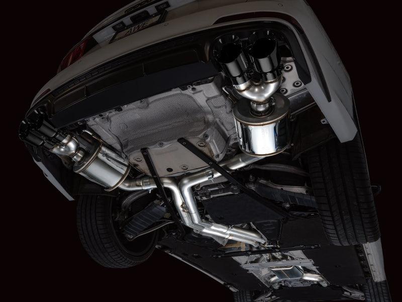 AWE Tuning 19-23 Audi C8 S6/S7 2.9T V6 AWD Touring Edition Exhaust - Diamond Black Tips - Corvette Realm