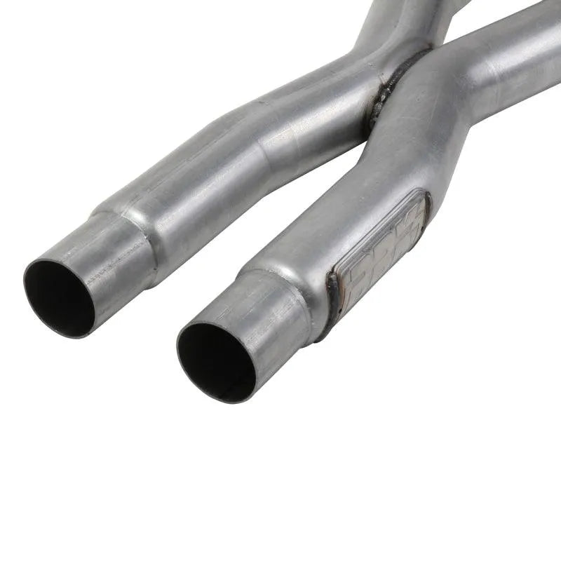 BBK 15-20 Ford Mustang GT 5.0L Resonator Delete X-Pipe (For Use w/Shorties Or Stock Manifolds) - Corvette Realm