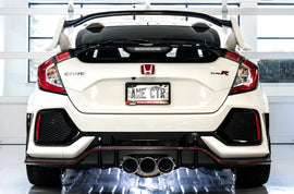 AWE Tuning 2017+ Honda Civic Type R Touring Edition Exhaust w/Front & Mid Pipes - Chrome Silver Tips - Corvette Realm