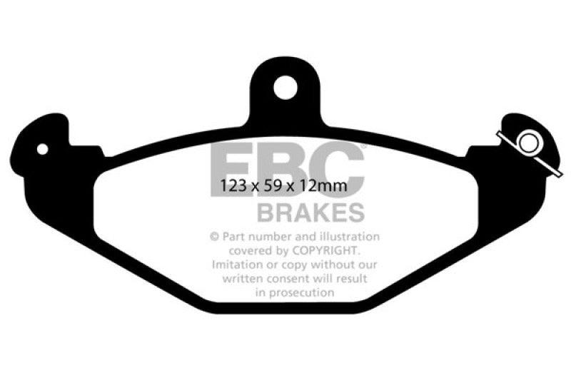 EBC 08+ Lotus 2-Eleven 1.8 Supercharged Greenstuff Rear Brake Pads - Corvette Realm