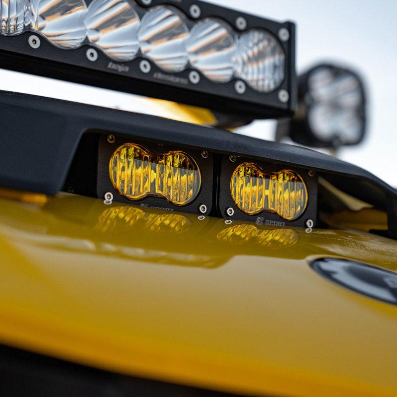 Baja Designs 2024+ Can-Am Maverick R S2 Pro Hood Light Kit - Corvette Realm