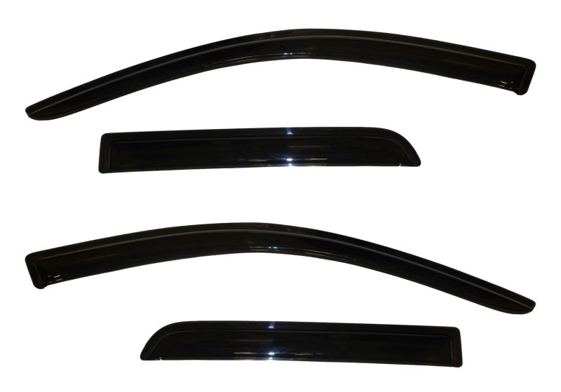 AVS 11-13 Mitsubishi Outlander Sport Ventvisor Outside Mount Window Deflectors 4pc - Smoke