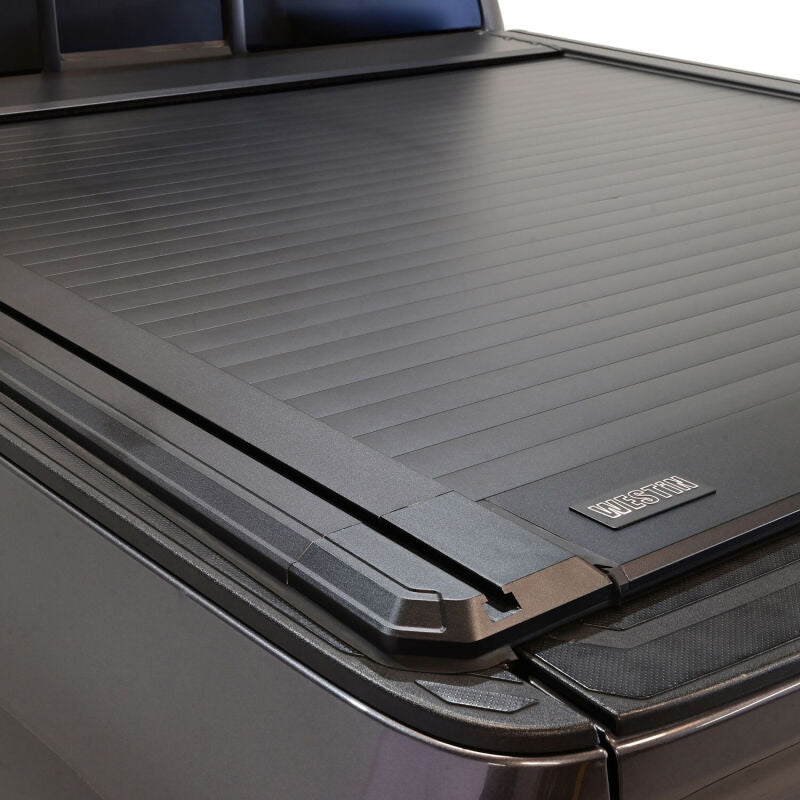 Westin 16-23 Toyota Tacoma 5ft 5in Bed Manual Retractable Tonneau Cover - Black