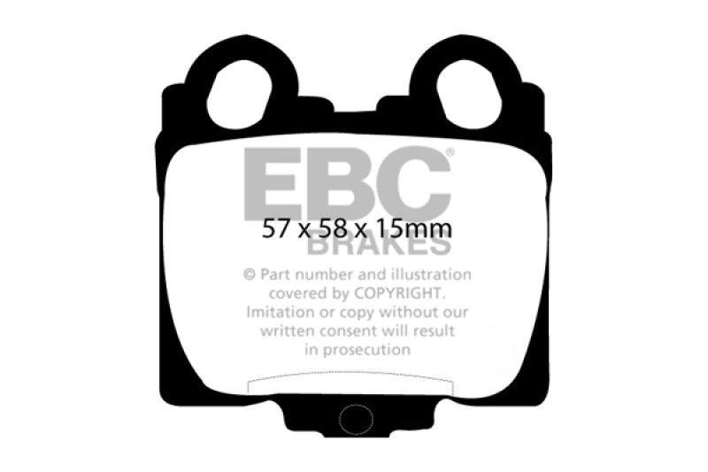 EBC 98-05 Lexus GS300 3.0 Greenstuff Rear Brake Pads - Corvette Realm