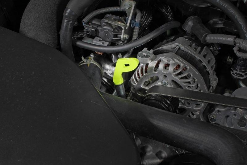 Perrin Subaru Dipstick Handle P Style - Neon Yellow - Corvette Realm