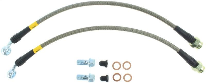 StopTech 2012 Jeep Grand Cherokee (Does Not Fit SRT Models) SS Rear Brake Lines - Corvette Realm