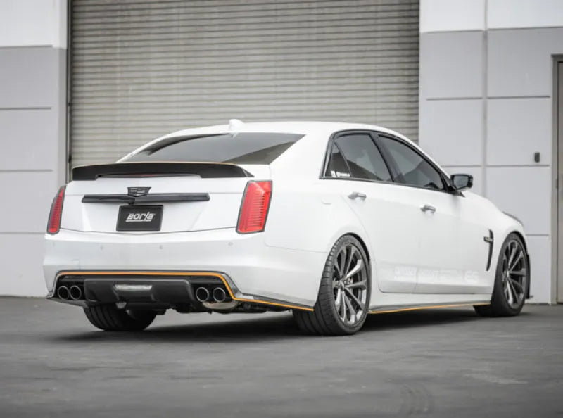 Borla 16-19 Cadillac CTS-V 6.2L V8 2.75in Diameter S Type Catback Exhaust w/ Valves Black Chrome Tip