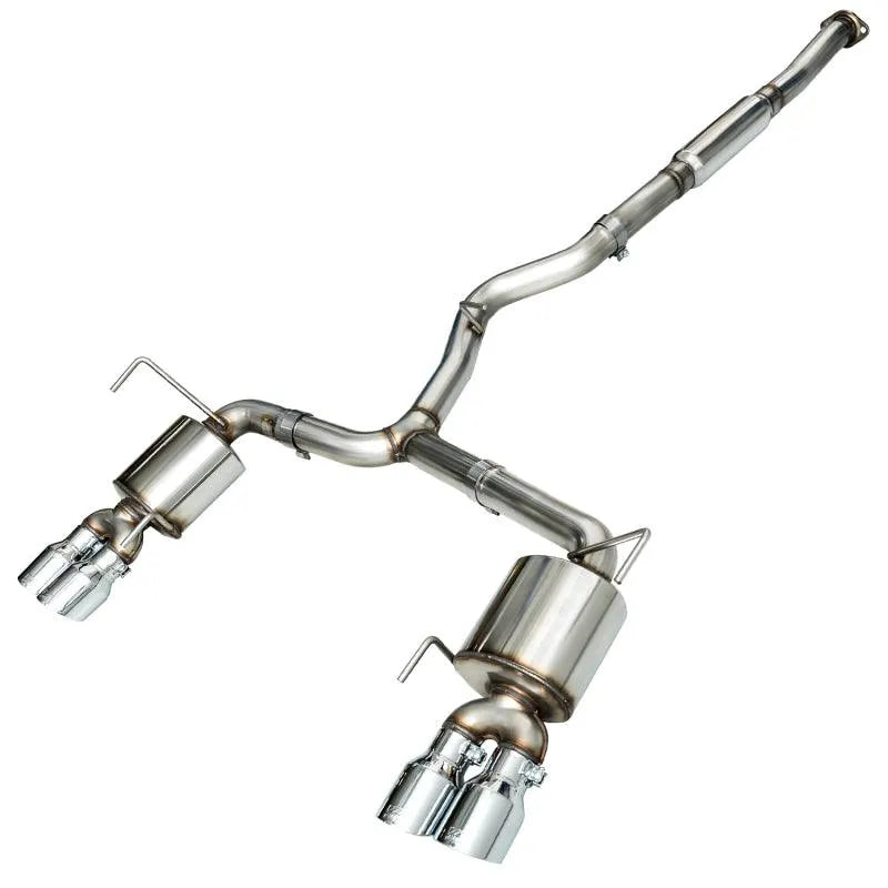AWE Tuning 2015+ Subaru WRX VA Sedan Touring Edition Exhaust - Chrome Silver Tips (102mm) - Corvette Realm
