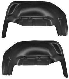 Husky Liners 19-23 GMC Sierra 1500 Black Rear Wheel Well Guards - Corvette Realm