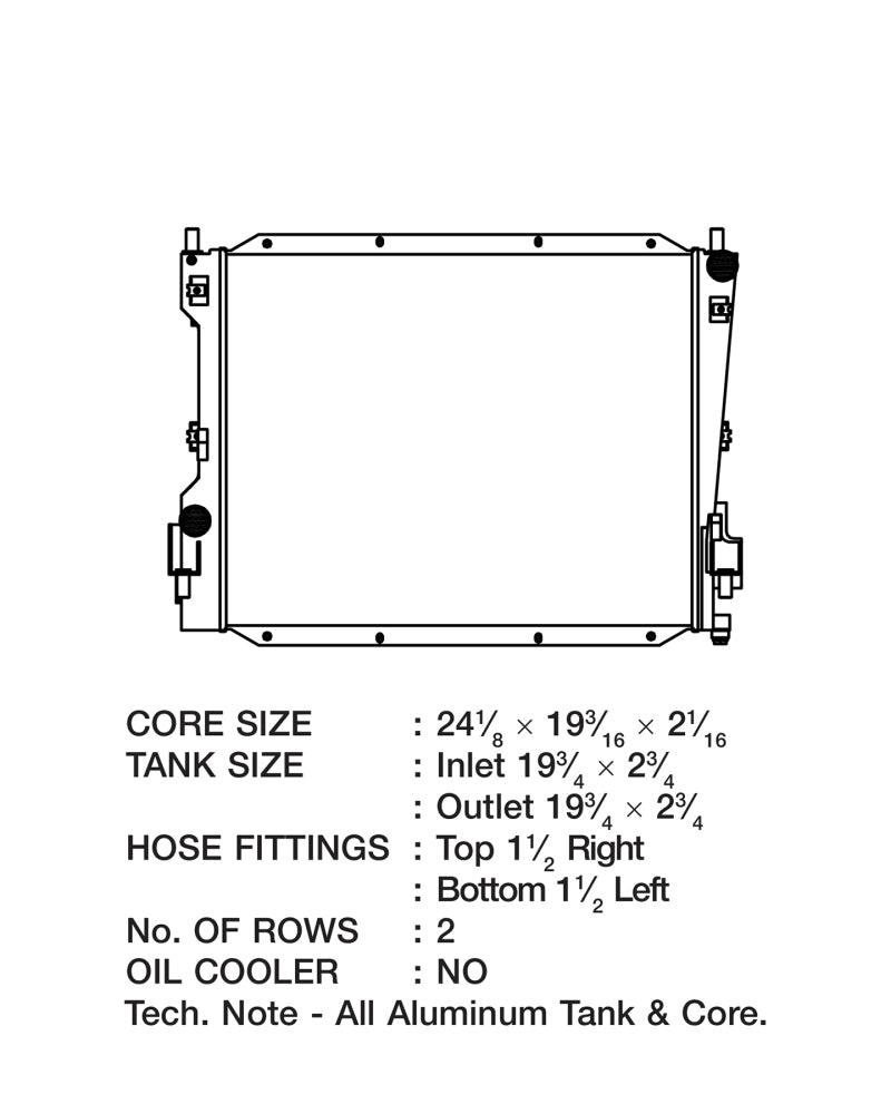 CSF 05-14 Ford Mustang Radiator - Corvette Realm