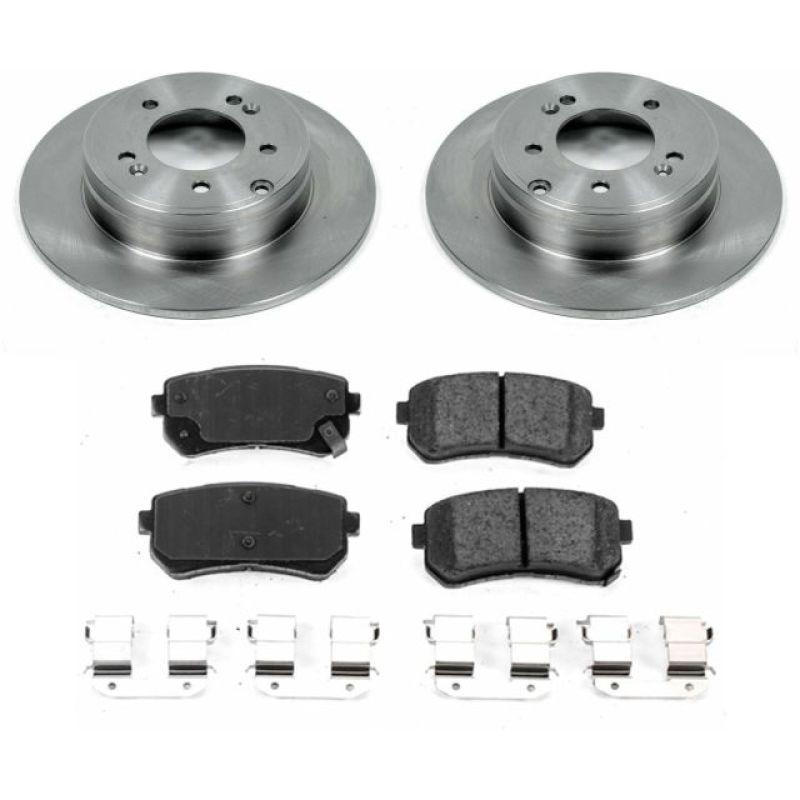 Power Stop 16-19 Hyundai Sonata Rear Autospecialty Brake Kit - Corvette Realm
