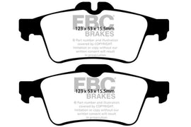 EBC 08-10 Chevrolet Cobalt 2.0 Turbo (SS) Greenstuff Rear Brake Pads - Corvette Realm