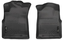 Load image into Gallery viewer, Husky Liners 05-15 Toyota Tacoma Crew/Extended/Standard Cab WeatherBeater Front Black Floor Liners - Corvette Realm