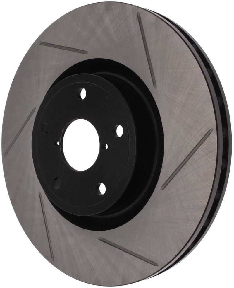 StopTech Power Slot 05-08 STi Front Right Slotted Rotor - Corvette Realm