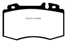 Load image into Gallery viewer, EBC 02-04 Mercedes-Benz C32 AMG (W203) 3.2 Supercharged Yellowstuff Front Brake Pads - Corvette Realm