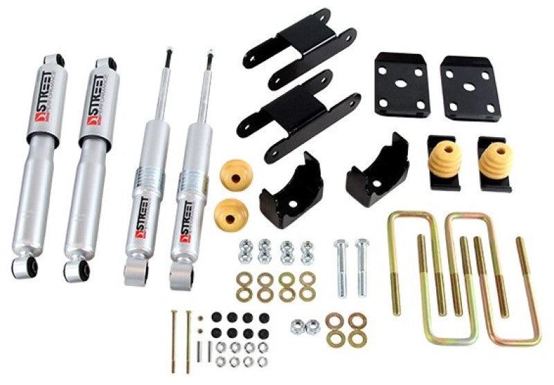 Belltech LOWERING KIT 18-20 Chevy Colorado/Canyon All Cab/SB -0-3in F / -4in R w/ Street Perf Shocks - Corvette Realm