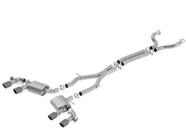 Borla 17-24 Chevrolet Camaro ZL1 6.2L V8 Atak Catback Exhaust w/ Dual Mode Valves CF Black Anod