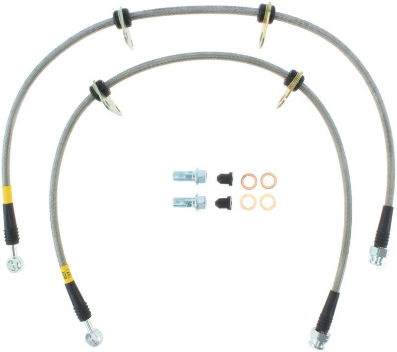 StopTech 90-01 Integra Front SS Brake Lines - Corvette Realm