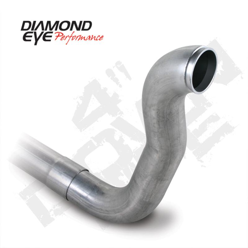 Diamond Eye DWNP 4in TB SGL W/ HX40 FLANGE AL DODGE 5.9L 2500/3500 89-93 4X4 ONLY - Corvette Realm