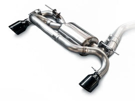 AWE Tuning BMW F22 M235i / M240i Touring Edition Axle-Back Exhaust - Diamond Black Tips (102mm) - Corvette Realm