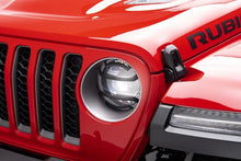Load image into Gallery viewer, Rugged Ridge 18-20 Jeep Wrangler JL / 2020 Jeep Gladiator JT Black Elite Headlight Guards Black - Corvette Realm