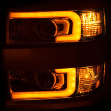Load image into Gallery viewer, ANZO Projector Headlights 15-17 Chevrolet Silverado 2500HD / 3500HD Chrome w/ Chrome Rim - Corvette Realm