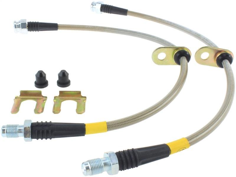 StopTech Stainless Steel Front Brake Lines 13-17 Ford Focus ST - Corvette Realm