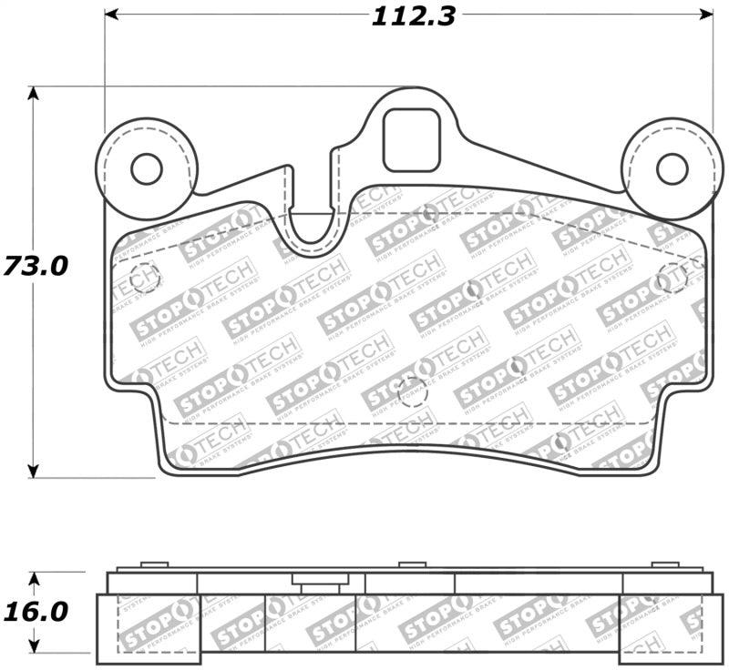 StopTech Street Touring Brake Pads - Corvette Realm